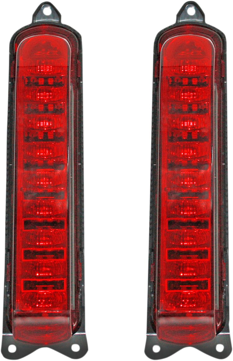 Custom Dynamics ProBEAM LED CVO Taillights, Red - 14-22 Touring Light Accessory Custom Dynamics