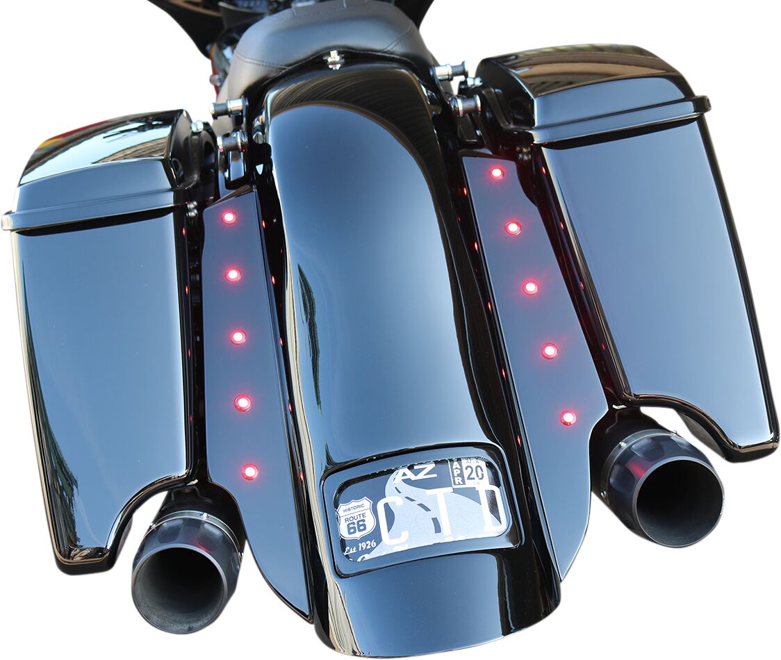 Paul Yaffe Bagger Nation Light Lbolts Amb Blk ACCESSORY LIGHT GROUP Paul Yaffe Bagger Nation