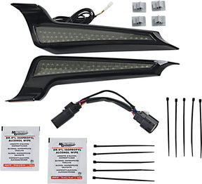 Custom Dynamics Fascia LED Panels, Black Smoked - 14+ Touring Light Accessory Custom Dynamics