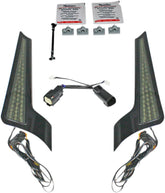 Custom Dynamics Fascia LED Panels, Gloss Black Smoked - 10-13 Street Glide Light Accessory Custom Dynamics