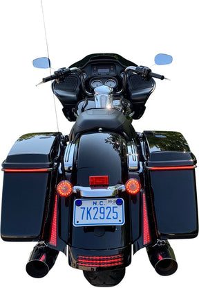 Custom Dynamics Fascia LED Panels, Gloss Black Smoked - 10-13 Street Glide Light Accessory Custom Dynamics