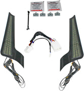 Custom Dynamics Fascia Standard LED Panels, Gloss Black Soked - 06-09 Street Glide Light Accessory Custom Dynamics