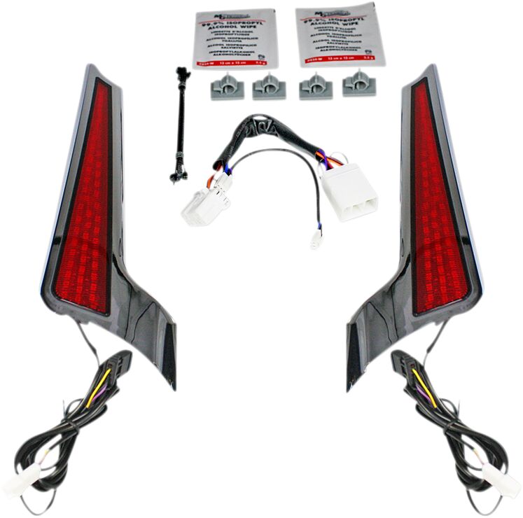 Custom Dynamics Light Fascia 06 09 Chr/Red ACCESSORY LIGHT GROUP Custom Dynamics