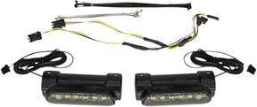 Engine Guard LED Lights, Black - 14-23 Touring Auxiliary Light Custom Dynamics
