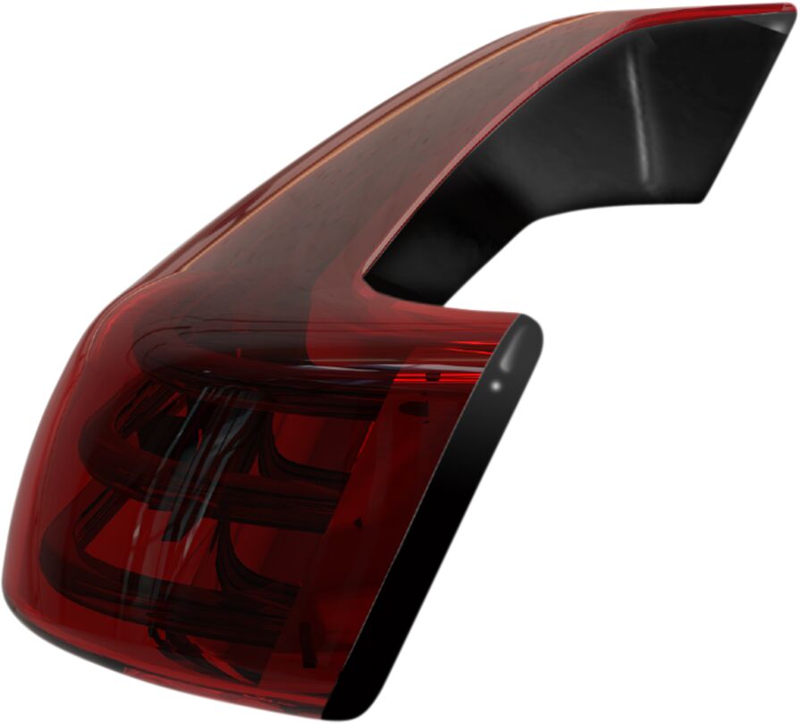 ProBEAM® LED Sequential BAGZ™ Saddlebag Lights, black Red -14+ Touring Taillight & Turn Signals Custom Dynamics