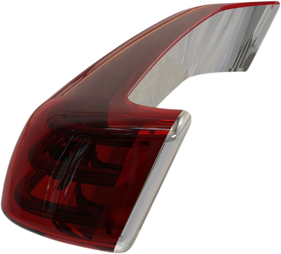 ProBEAM® LED Sequential BAGZ™ Saddlebag Lights, Chrome Red - 14+ Touring Taillight & Turn Signals Custom Dynamics