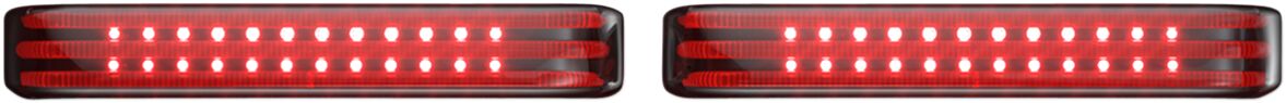 Custom Dynamics BCM4 ProBEAM LED Saddlebag Lights, Gloss Black Red - 10-13 Touring Light Accessory Custom Dynamics