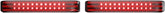 Custom Dynamics BCM4 ProBEAM LED Saddlebag Lights, Gloss Black Red - 10-13 Touring Light Accessory Custom Dynamics