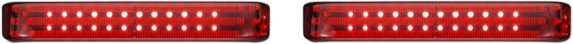 Custom Dynamics Light Led Sbag Chr/Red ACCESSORY LIGHT GROUP Custom Dynamics