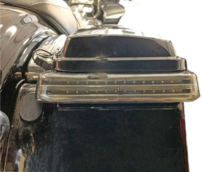 ProBEAM Saddlebag Lights, Black Smoked - 10-13 Touring Taillight & Turn Signals Custom Dynamics