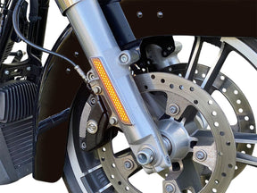Led Fork Light, Amber Gloss Black - 14+ Touring & Trike Turn Signals Custom Dynamics