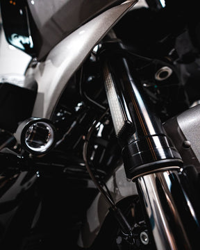 Led Fork Light, Smoked Gloss Black - 14+ Touring & Trike Turn Signals Custom Dynamics