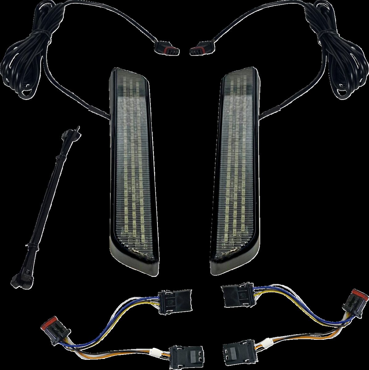 Custom Dynamics Led Fork Light, Smoked Gloss Black - 14+ Touring & Trike Light Accessory Custom Dynamics