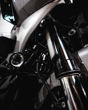 Custom Dynamics Led Fork Light, Smoked Gloss Black - 14+ Touring & Trike Light Accessory Custom Dynamics