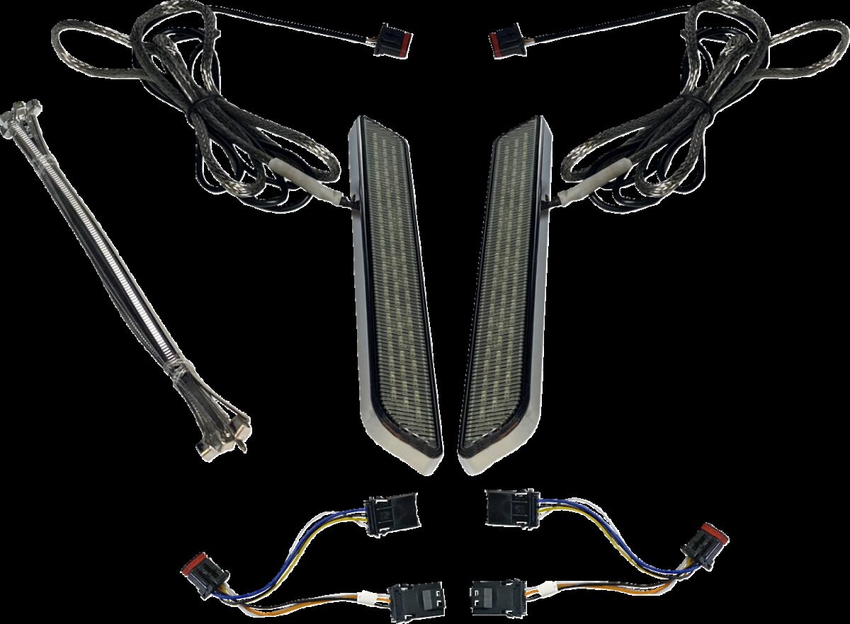 Custom Dynamics Light Led Fork Smk Chr ACCESSORY LIGHT GROUP Custom Dynamics