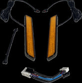 Custom Dynamics Light Led Fork Amb Blk ACCESSORY LIGHT GROUP Custom Dynamics