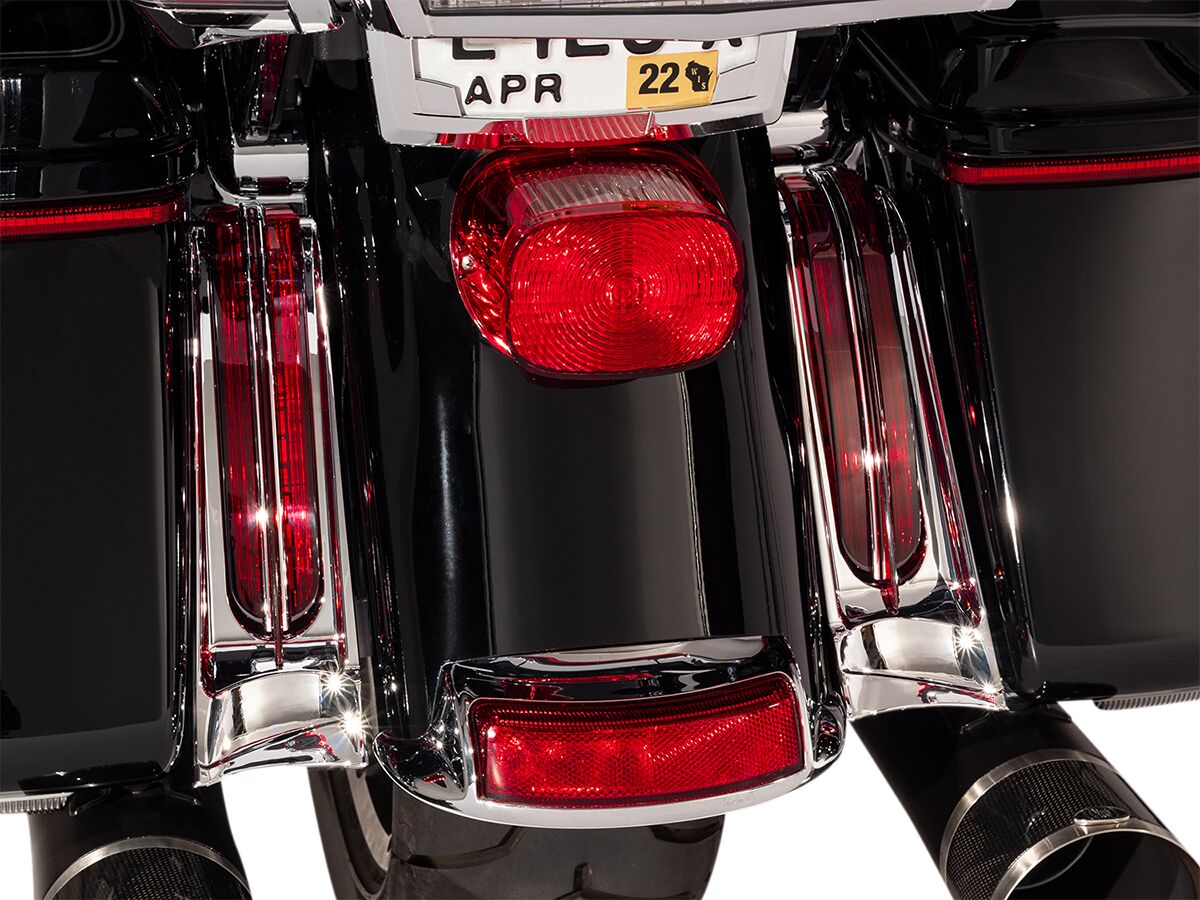 Ciro Filler Panel Lights Red/Chrome Light Accessory Ciro