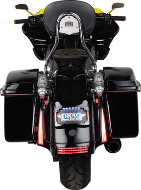 LED Low-Profile BAGZ™ Accent Lights, Smoked Lens - 14-24 Touring Taillight & Turn Signals Custom Dynamics