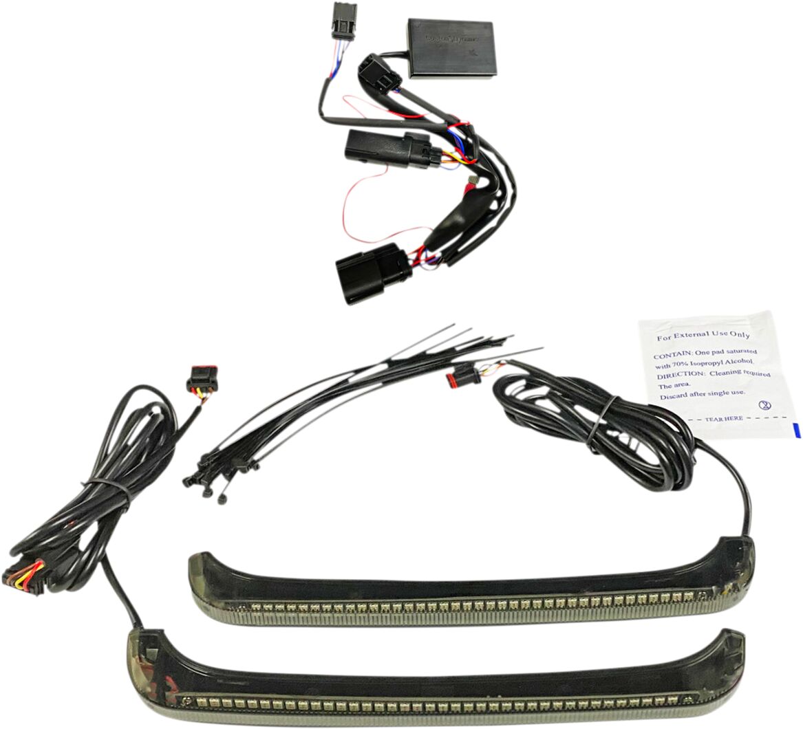 Custom Dynamics LED Low-Profile BAGZ™ Accent Lights, Smoked Lens - 14-24 Touring Light Accessory Custom Dynamics
