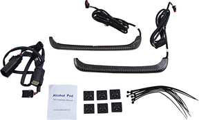 Sequential Low Profile Saddlebag Lights, Amber Turn Signal & Smoked Lens - 14+ Touring Taillight & Turn Signals Custom Dynamics