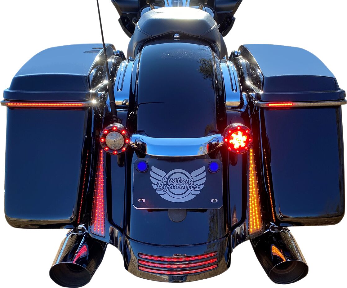 Custom Dynamics Dual Color Fascia LED Panel Lights, Black Smoke - 14+ Touring Light Accessory Custom Dynamics