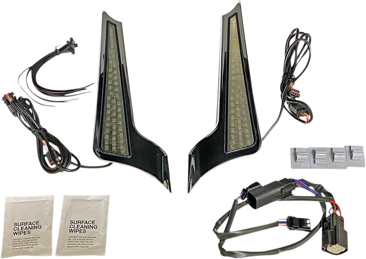Custom Dynamics Led Panels Chr W/Smklns ACCESSORY LIGHT GROUP Custom Dynamics