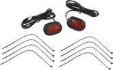 Custom Dynamics PLUGZ™ Antenna Grommet Lights, Black Red - 06+ Touring Light Accessory Custom Dynamics