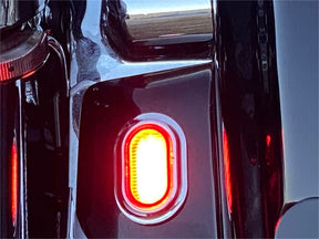 Custom Dynamics PLUGZ™ Antenna Grommet Lights, Chrome Red - 06+ Touring Light Accessory Custom Dynamics