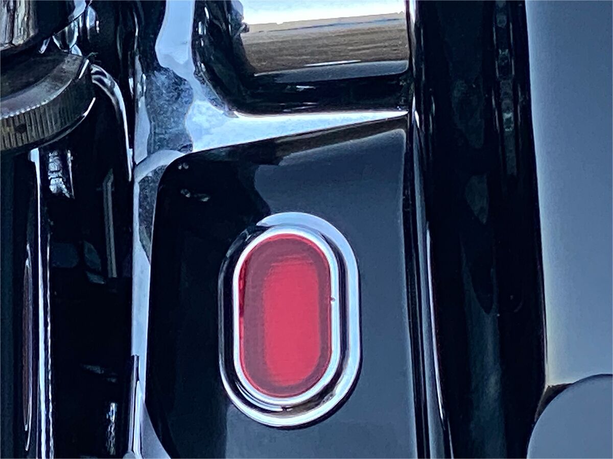Custom Dynamics PLUGZ™ Antenna Grommet Lights, Chrome Red - 06+ Touring Light Accessory Custom Dynamics