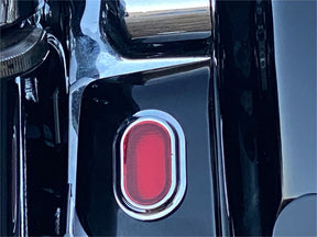 Custom Dynamics PLUGZ™ Antenna Grommet Lights, Chrome Red - 06+ Touring Light Accessory Custom Dynamics