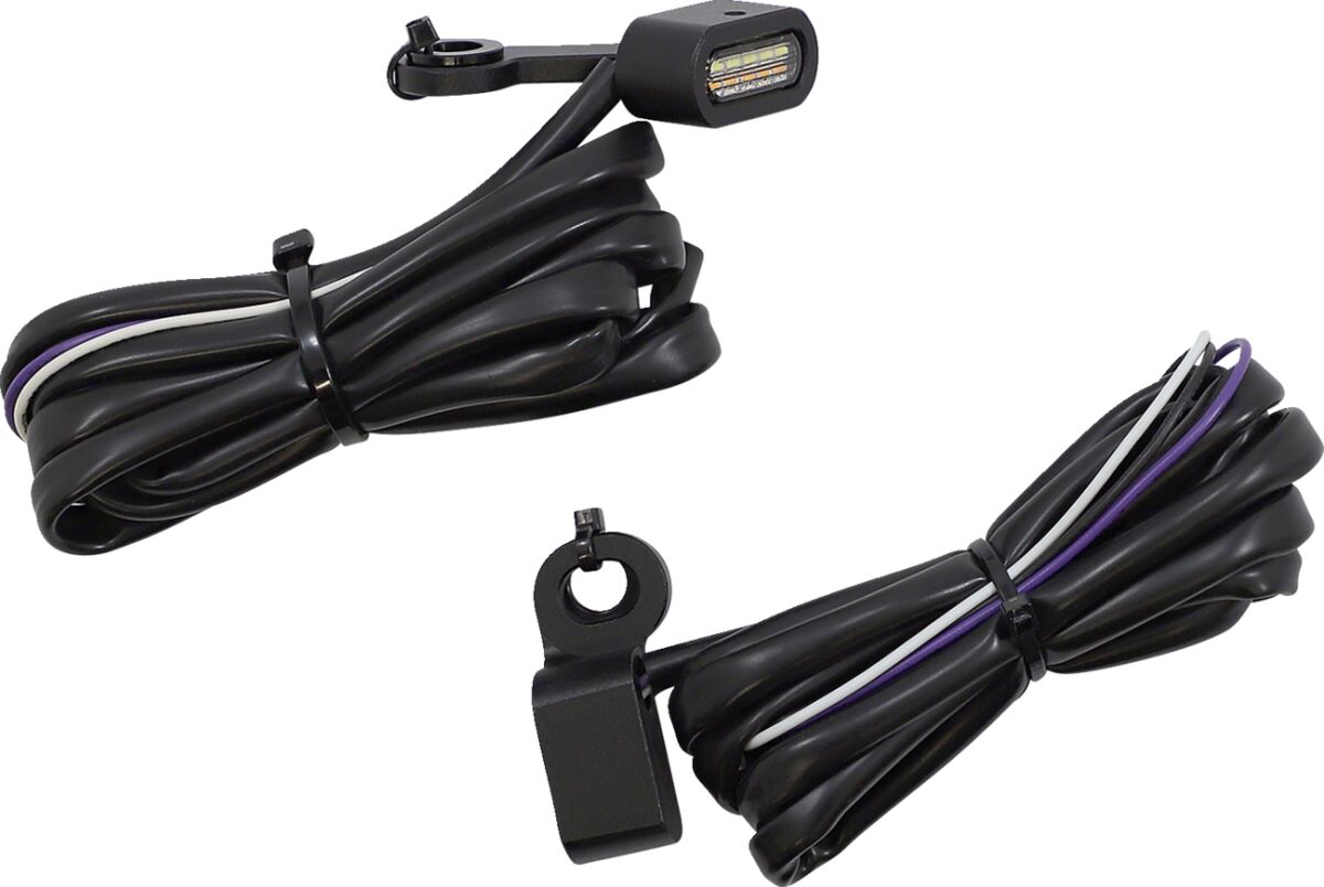 Drag Specialties Lights Mkr Mb Wh/Ambr Xl Light Accessory Drag Specialties