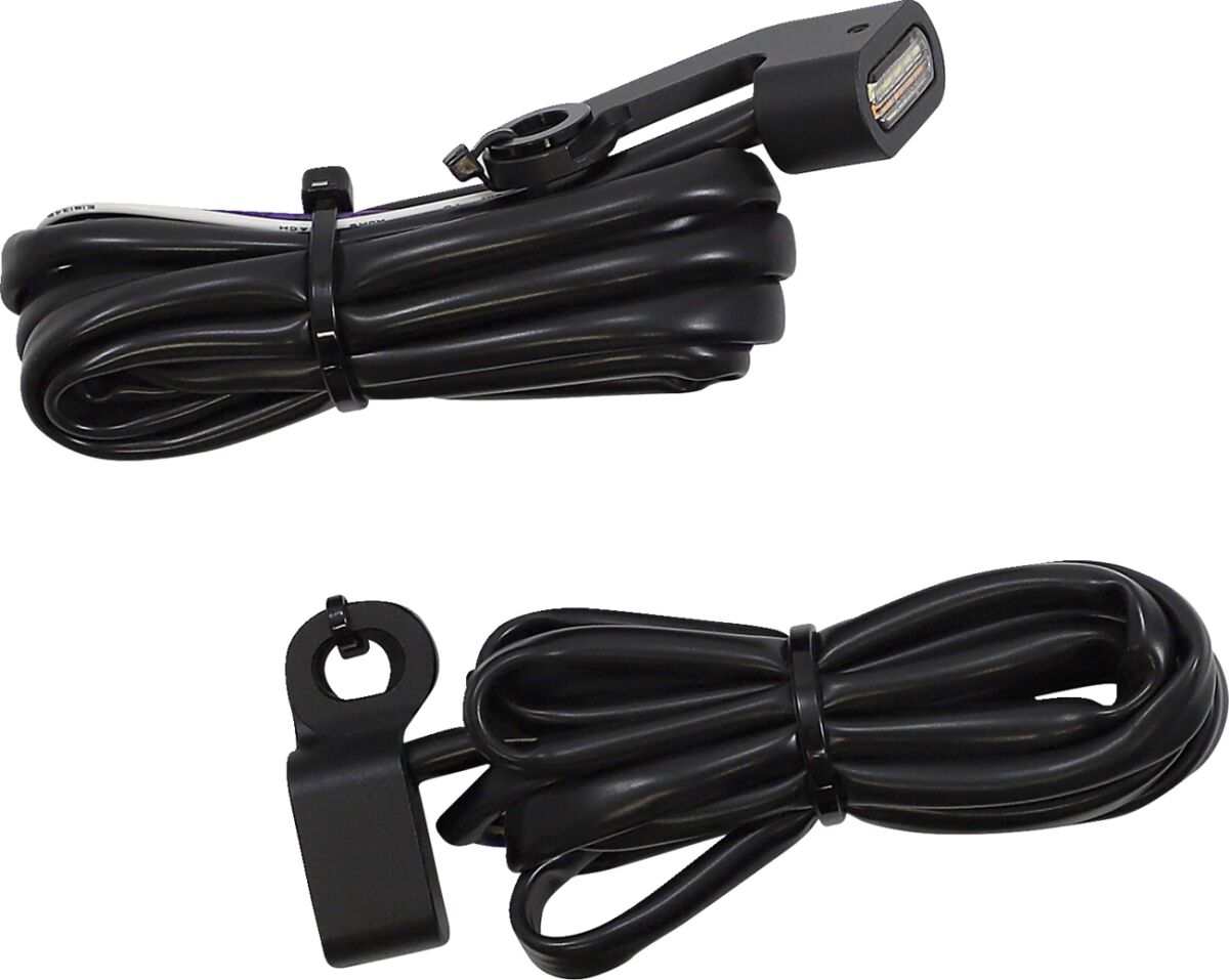 Drag Specialties Lights Mkr Mb Wh/Amb Flt Light Accessory Drag Specialties