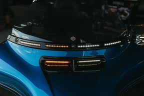 Led Vent Insert Amber/White Black W/ Black Mesh Custom Dynamics