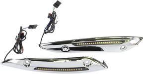 Custom Dynamics Genesis® 4 Dynamic LED Standard Turn Signals, Chrome - 15-24 Touring Light Accessory Custom Dynamics