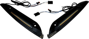 Custom Dynamics Genesis® 4 Dynamic LED Sequential Turn Signals, Black - 15-24 Touring Light Accessory Custom Dynamics