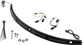 Custom Dynamics V2 Batwing Windshield Trim Sequential Turn Signal, Black - 14+ Touring & Trike Light Accessory Custom Dynamics