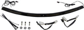 Custom Dynamics V2 Batwing LED Windshield Trim Standard Turn Signal, Black - 06-13 Touring Light Accessory Custom Dynamics
