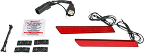Custom Dynamics Dual Color LED Saddlebag Latch Lightz™, Red - 14-24 Touring Light Accessory Custom Dynamics