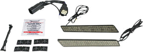 Custom Dynamics Dual Color LED Saddlebag Latch Lightz™, Smoked - 14-24 Touring Light Accessory Custom Dynamics