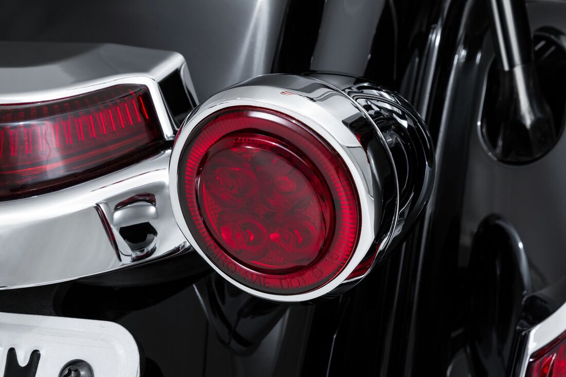 Ciro Light Fang Rr Chr/Red Light Accessory Ciro