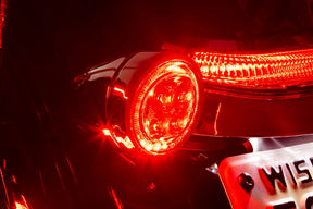 Ciro Light Fang Rr Chr/Red Light Accessory Ciro