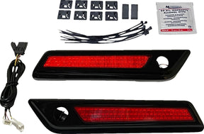 Saddlebag LED Latch Light, Red Black - 14+ Touring Turn Signals Custom Dynamics