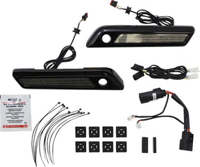 Saddlebag LED Latch Light, Smoked Black - 14+ Touring Turn Signals Custom Dynamics Default Title