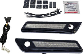 Saddlebag LED Latch Light, Smoked Black - 14+ Touring Turn Signals Custom Dynamics