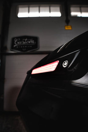 Saddlebag LED Latch Light, Smoked Black - 14+ Touring Turn Signals Custom Dynamics