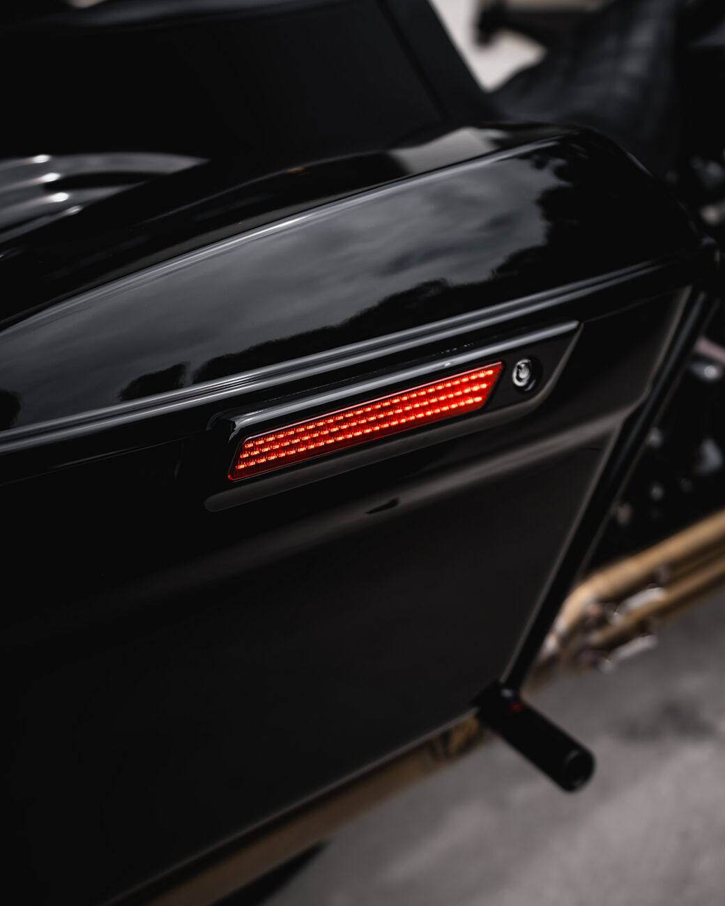 Custom Dynamics Saddlebag LED Latch Light, Smoked Black - 14+ Touring Light Accessory Custom Dynamics