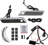 Saddlebag Latch Dual Color Accent Lights, Smoked Chrome - 14+ Touring Turn Signals Custom Dynamics Default Title