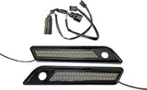 Custom Dynamics Saddlebag Latch Dual Color Accent Lights, Smoked Black - 14-24 Touring Light Accessory Custom Dynamics
