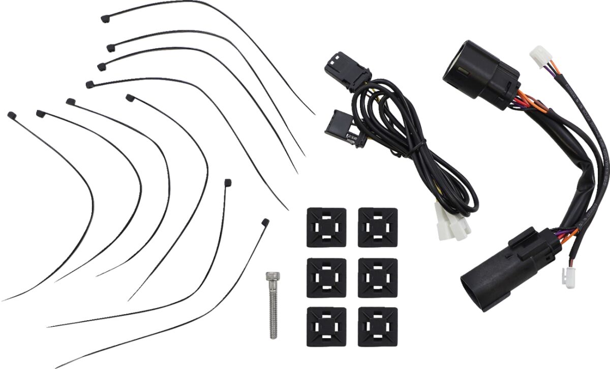 Lower Saddlebag Side Marker LED Lights, Smoked Chrome - 14-24 Touring Turn Signals Custom Dynamics