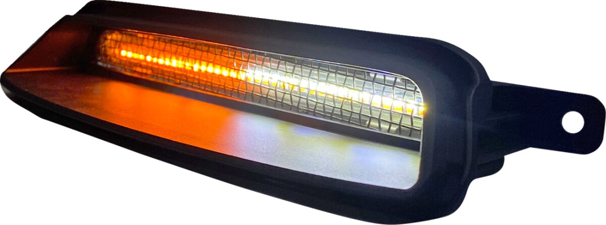 Custom Dynamics Dynamic LED Fairing Vent Insert, Black - 19+ Indian Light Accessory Custom Dynamics